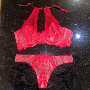 Victoria secret bra/thong lingerie set